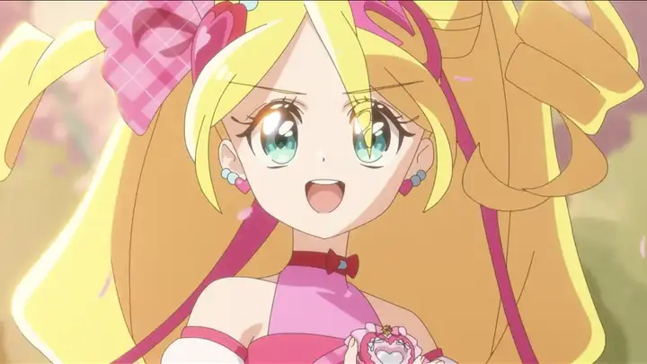 キュアアイドルが決意を新たにするシーン