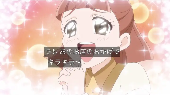 カフェが良かったことをセリフで説明するシーン