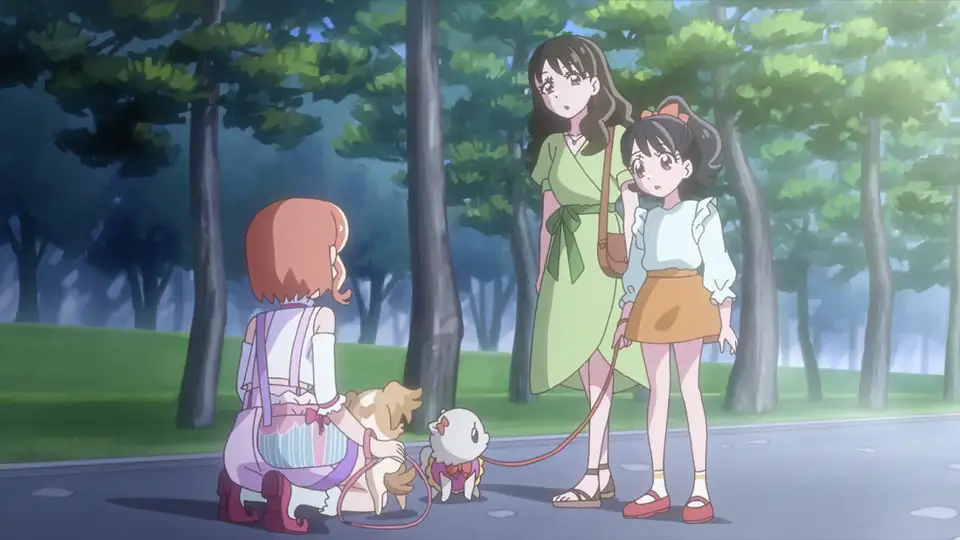 散歩中の女の子と出会ういろは