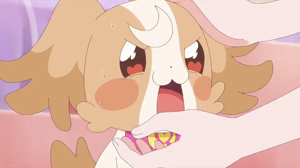 ひとしきり撫でられた後に気づくこむぎ