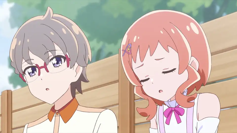 落ち込むいろはと話を聞く悟