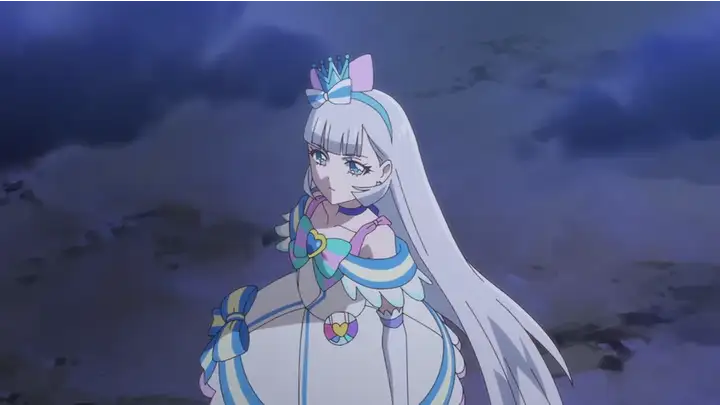 睨みつけるキュアニャミー