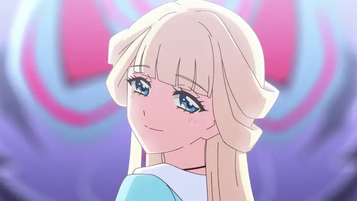 振り向きまゆに語りかけるユキ